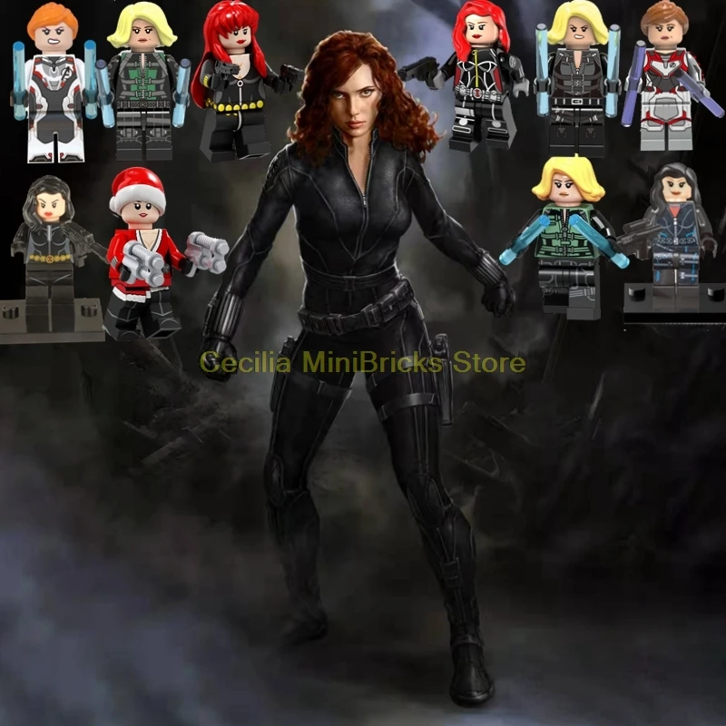 

Legoing Black Widow Captain Marvel Winter Soldier Avengers Endgame Thanos Super Heroes Thor Building Blocks legoings Marvel