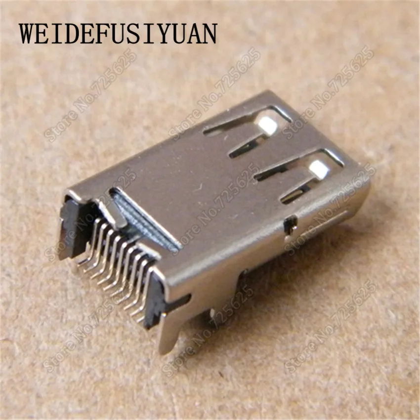 2 шт./лот 19P Micro HDMI разъем для Asus Eee Pad K001 T100TA TF201 TF300T TF502T TF700T TF810C TX300CA|micro hdmi jack|hdmi