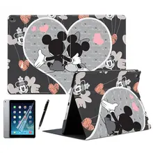 For Apple iPad Air 1 2 9 7 2017 2018 Mini 4 Cartoon Couple Mickey Mouse