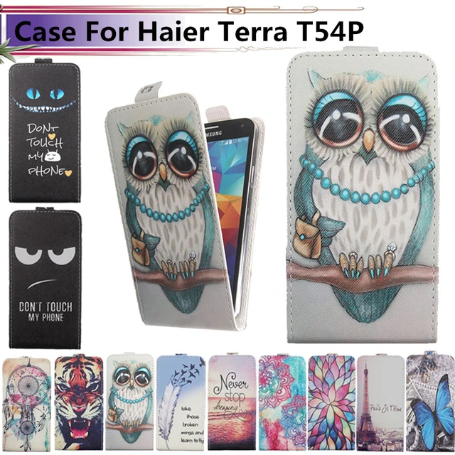 Special Offers Fashion 11 Colors Cartoon Pattern Up and Down Flip PU Leather Case For Haier Terra T54P Special Offers Fashion 11 Colors Cartoon Pattern Up and Down Flip PU Leather Case For Haier Terra T54P