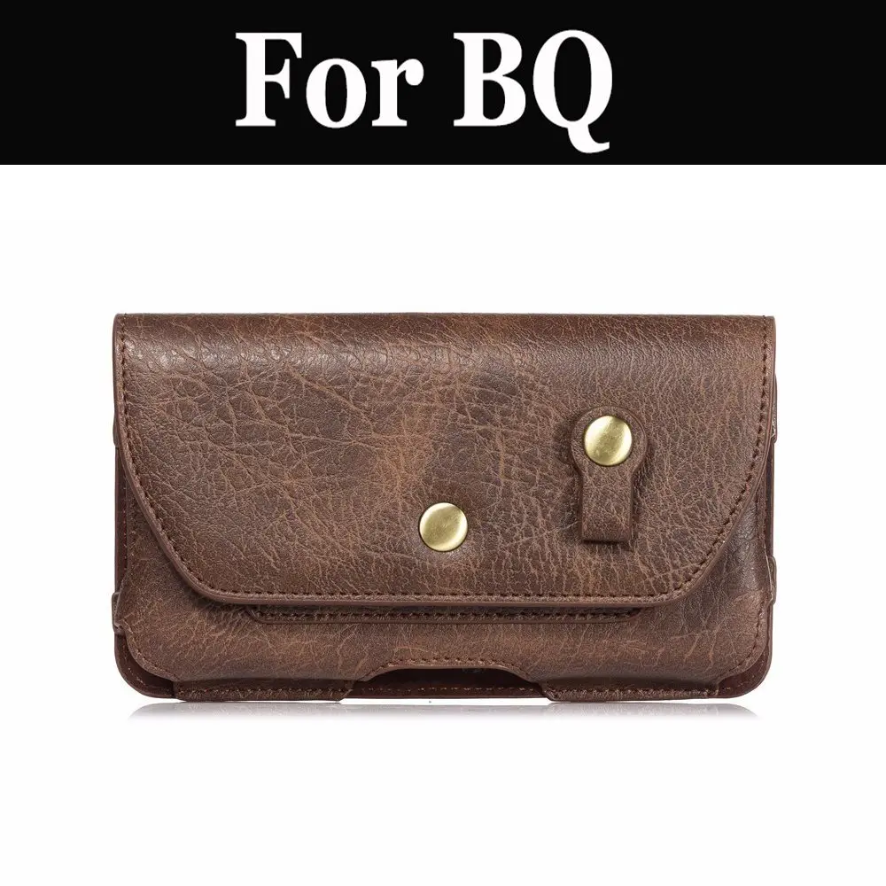 

Leather Horizontal Waist Belt Clip Holster Wallet Smartphone Case For BQ Aquaris X5 X5 Plus U Plus U U Lite X BQ-5500L Advance