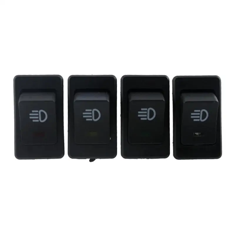 

12V 35A 4 Pin Fog Light Rocker Switch with LED for Car Truck Marine Dash