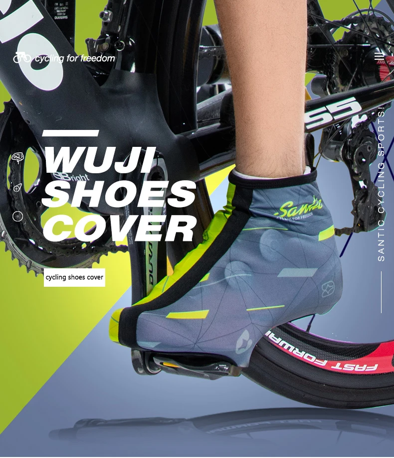 2018 New Santic Bike Shoes Cover Overshoes Cycling Bicycle MTB Outdoor Warm Boot Covers Dustproof Road Ciclismo Downhill Bicycle (3)