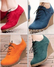 Free shipping 2015 new wedges boots women’s high-heeled platform boots platform shoes martin boots ankle boots shoes for women