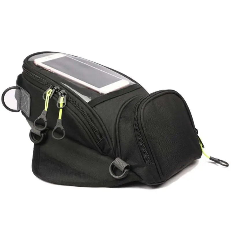 

Universal Motorcycle New Fuel Bag Mobile Phone Navigation Bag Multi-functional Small Oil Tank Package Magnetic Fixed Hard Straps