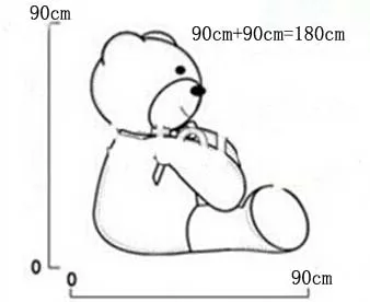 Гигантский плюшевый мишка 180 см/1 8 м|giant teddy bear|giant teddyteddy bear |
