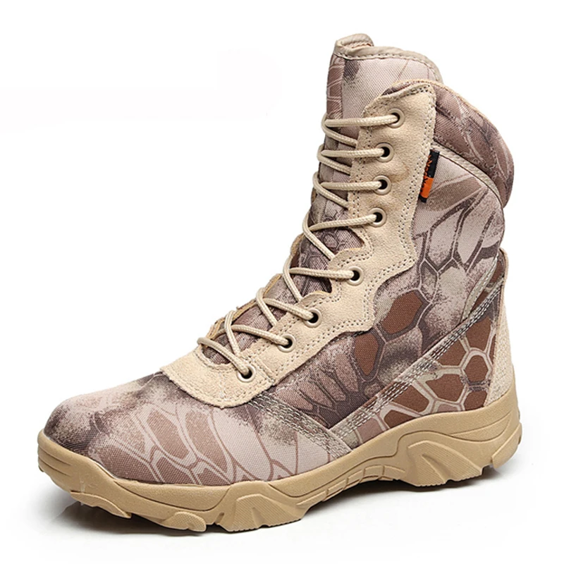 

Fashion Motocycle Boots Men Tactical Military Boot Casual Men Shoes Autumn Winter Waterproof Leather Combat Army Boots Male Shoe