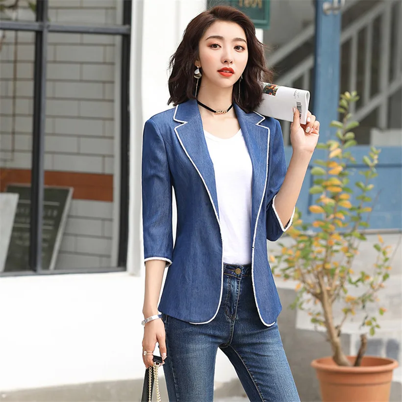 

Plus Size Womens Business Suits Jacket spring women blazers for Office Female Blazers Jackets Short Slim Blazer Women Suit