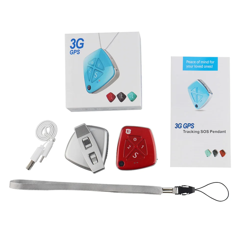 

3G WCDMA personal gps tracker with SOS Alarm Real-time tracking RF-V42 tracker for kids/elder/adult With box Free platform&APP