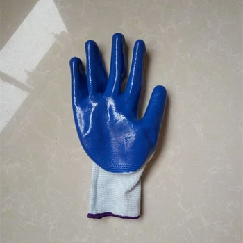 

Waterproof Anti Static Wear Resistant Non-Slip Breathable Nitrile Latex Protective Construction Welding Safety Work Glove Sales