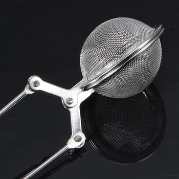 

Tea Infuser Stainless Steel Sphere Mesh Tea Strainer Coffee Herb Spice Filter Diffuser Handle Tea Ball JCFCJ223