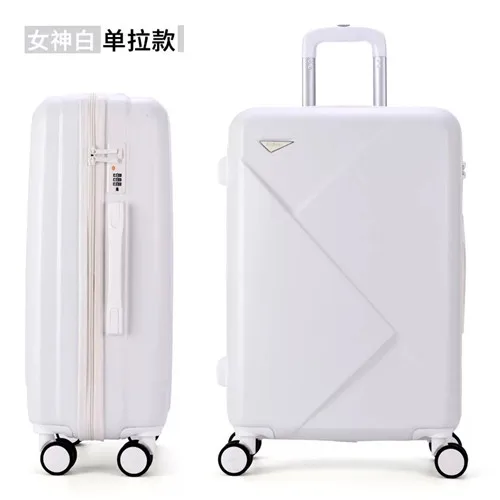 KLQDZMS 20/22/24/26/28inch retro rolling luggage sets trolley case with cosmetic bag fashion travel suitcase on wheels - Цвет: only 1 pcs suitcase