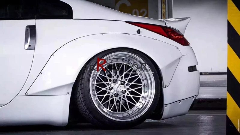 350Z ROCKET RB широкие аэродинамические стиль передний и расширитель крыла или колесной арки FRP стекловолокна