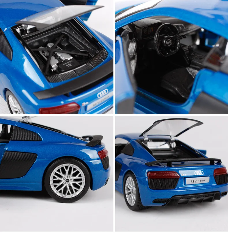 Maisto 1:24 Audi R8 V10 плюс литья под давлением Модель игрушечных автомобилей в коробке 31513