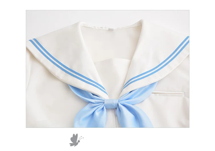Летний костюм моряка, школьная форма для студентов, для подростков, консервативный стиль, униформа COS jk, японская юбка с бантом, рубашка
