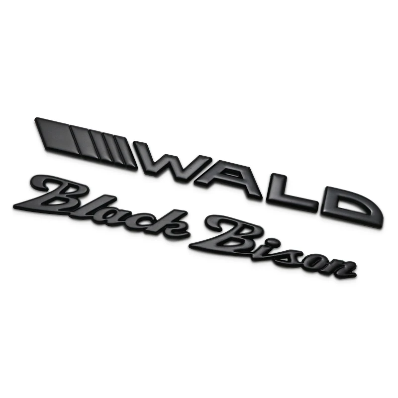 1 шт. 3D металлический WALD Black Bison автомобильный боковой крыло задний багажник эмблема значок наклейки для универсальных автомобилей мото велосипед декоративные