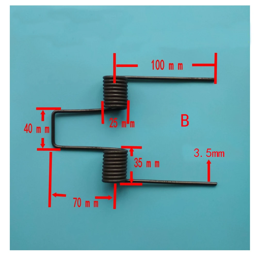 Двойной твист пружина, флип пружина, один твист пружина, большой твист пружина, диаметр проволоки мм 3,5 мм пятно можно настроить