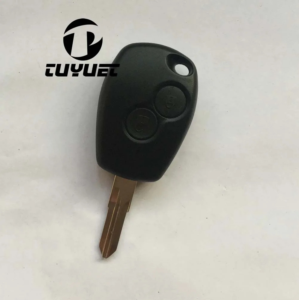 2 Buttons Car Key Blanks Case for Renault Koleos Remote Key Shell