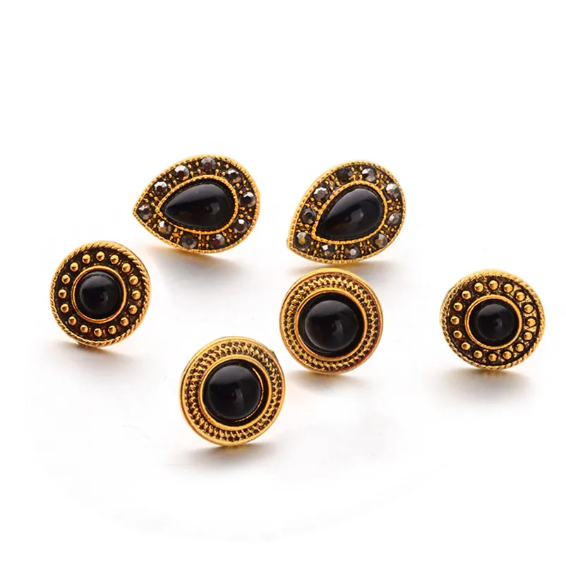 2018 Fashion earrings for women Bohemia Women Retro Silver Ear Clip Stud Earrings Jewelry for gift Brincos Bijoux Femme J06#N (7)