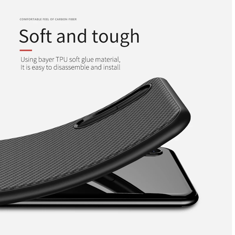 Original iPaky For Huawei P20 Pro Case P30 Soft Silicone Carbon Fiber Back Cover For Huawei P30 Pro P 20 30 Phone Cases