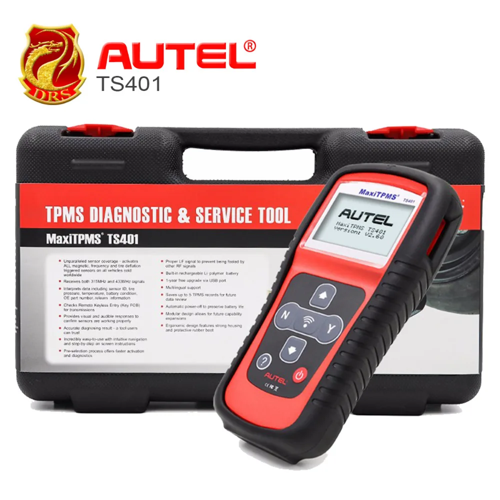 

Autel TS401 TPMS Sensor Read Tire Pressure Diagnostic Activate Decode Tool Car Tools MaxiTPMS TS401 Sensor Tools