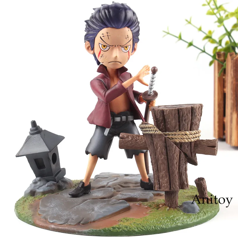 Anime Figure Action One Piece Childhood Dracule Mihawk Action Figure PVC Collection Model Toy Christmas Gift 14cm