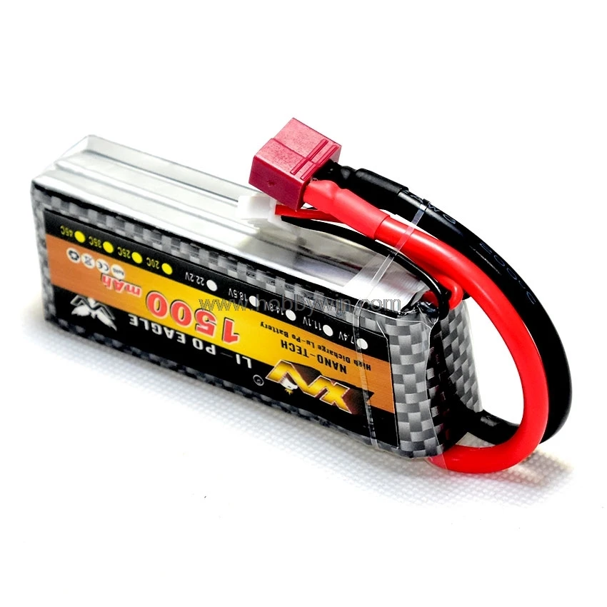 11 1 V/3S 1500mAh 30C литий полимерный аккумулятор T образный разъем для вертолета FPV дрона