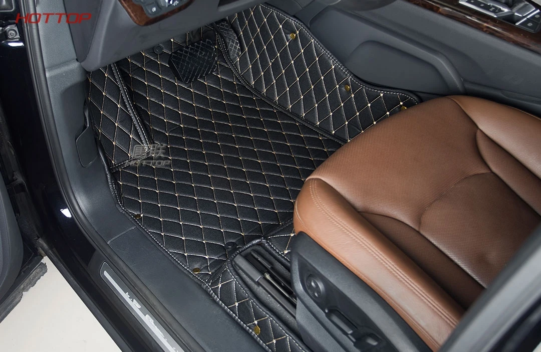 Пользовательские автомобильные коврики подходят для Audi Q7 кожаные автомобильные коврики для стайлинга автомобилей