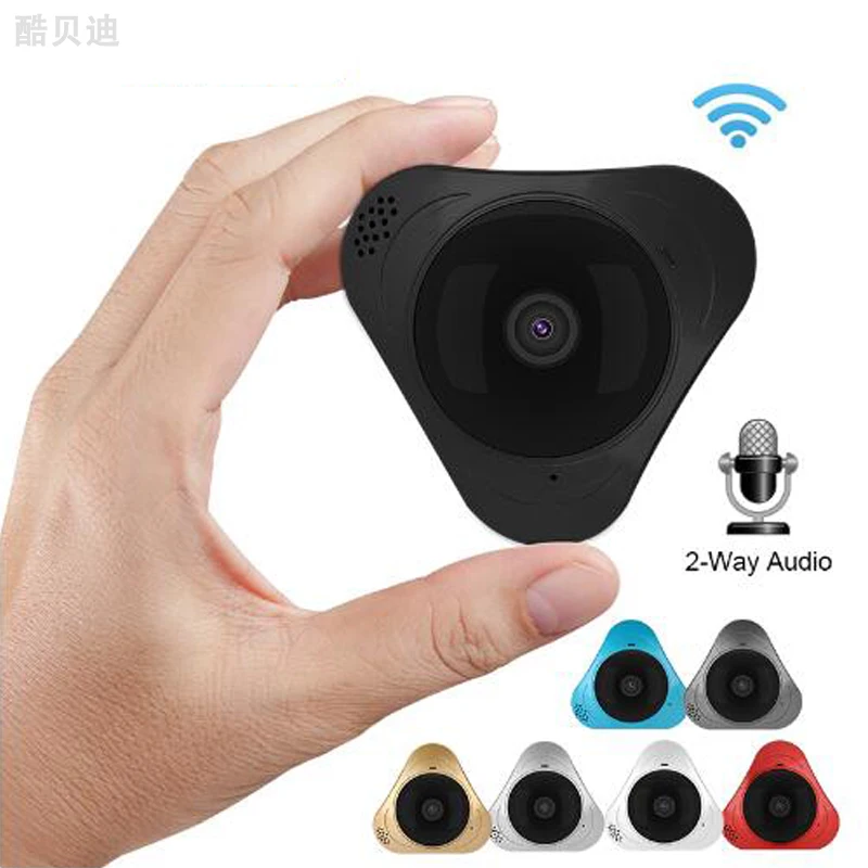 960P 3D VR WIFI умная камера панорамная IP 360 МП рыбий глаз беспроводная с разъемом для TF