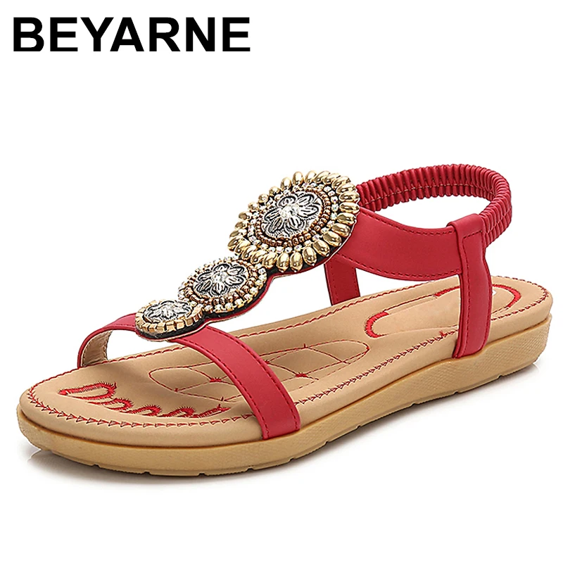 

BEYARNEHot Women Sandals Fashion Women Shoes Flip Flops High Quality Flat Sandals Shoes Woman Sandalie Female Soft SandaliasE655