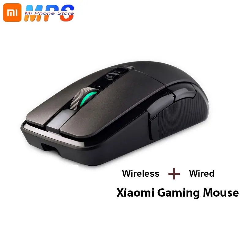 

Original Xiaomi Gaming Mouse Gamer DPI Overwatch PUBG RGB Lights Programming Mouse 7200 Dual Mode Wireless Mouse Dota Mouse Game