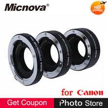 Liga de alumínio De Metal 10mm 16mm 21mm Tubo de Extensão Set para Canon M3 M5 M6 M10 M100 EOS Mirrorless Foco Automático da Exposição TTL lente
