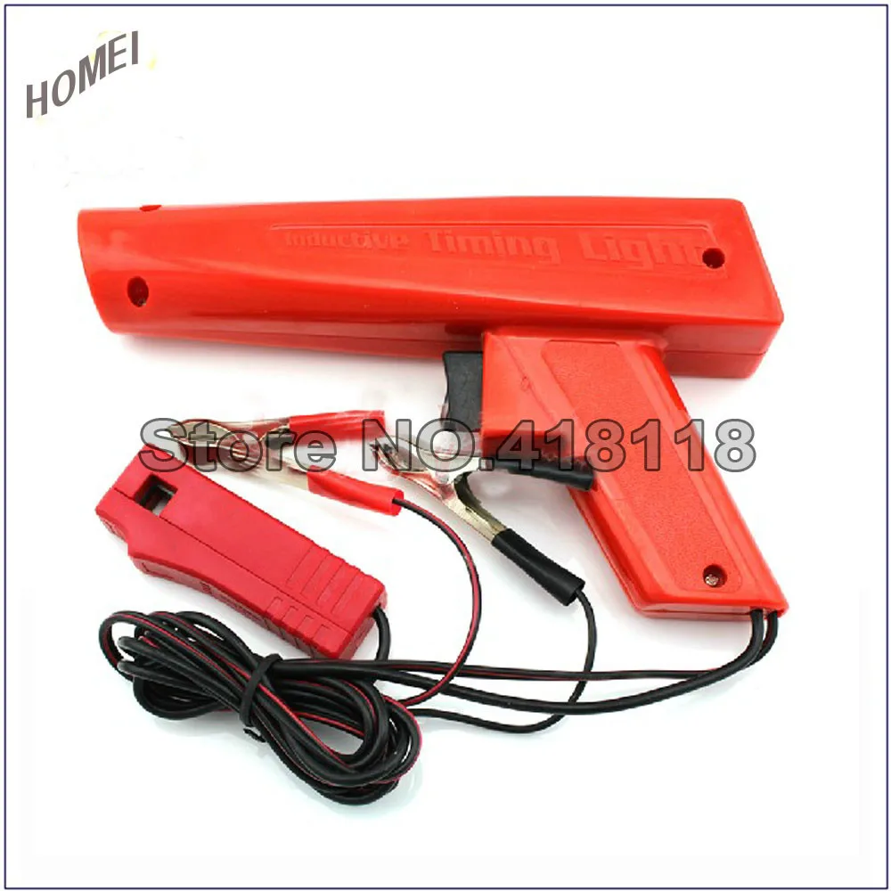 12V Plastic Red Inductive Pickup Professional Timing Light Ignition