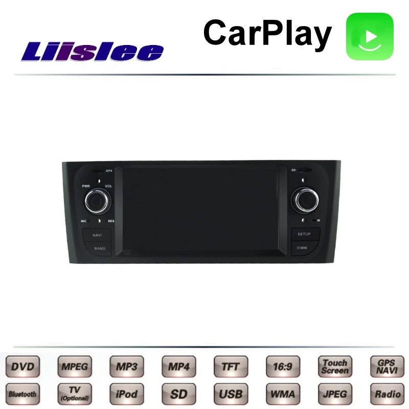 For Fiat Linea 2007~2015 LiisLee Car Multimedia TV DVD GPS Radio Carplay Original Style Navigation Navi 4
