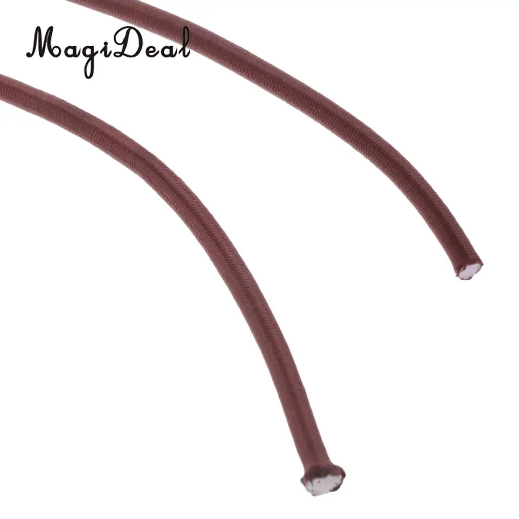 MagiDeal 4mm Heavy Duty Marine Grade Elastic Shock Cord Bungee Rope Tie Down Boat Cover Caravan DIY Craft - Various Length/Color