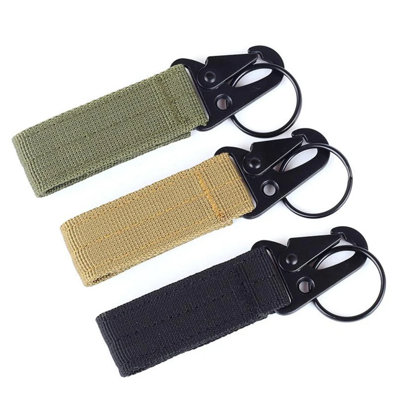 

Tactical gear clip nyklon keychain holder tactical belt strap
