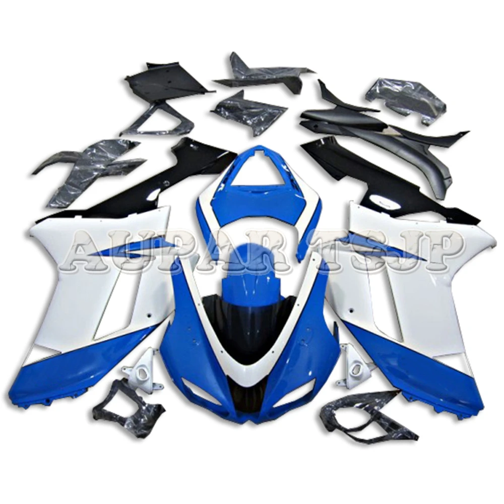 Blue White Motorcycles Case Covers For Kawasaki ZX6R ZX636 2007 2008 ABS Panels Plastic Fairing Kit 636 07 08 Injection | Автомобили и