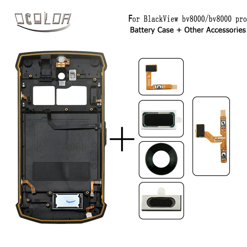 Чехол-батарея ocolor для BlackView bv8000 pro + объектив камеры громкий динамик