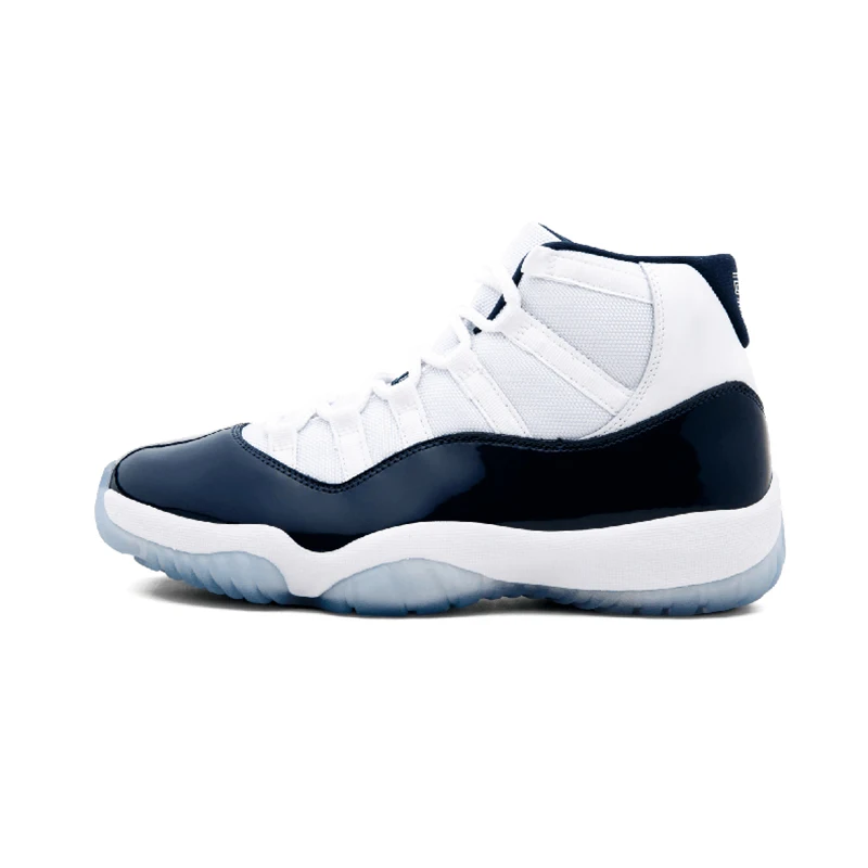 

KFJ AIR US hot 11 Gym red Basketball shoes Bulls Flu game University blue College ovo white Dark Grey men Sport Sneakers
