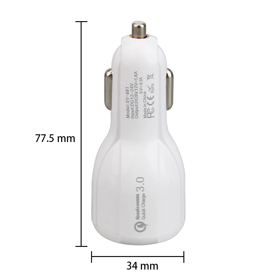 شاحن سيارة QC3.0 سريعة تهمة ل فون X XR XS ماكس اللوحي سريع شاحن 2 USB سيارة الهاتف محول ل فون 5 6 SE 6 S 7 8 زائد شاحن سيارة QC3.0 سريعة تهمة ل فون X XR XS ماكس اللوحي سريع شاحن 2 USB سيارة الهاتف محول ل فون 5 6 SE 6 S 7 8 زائد