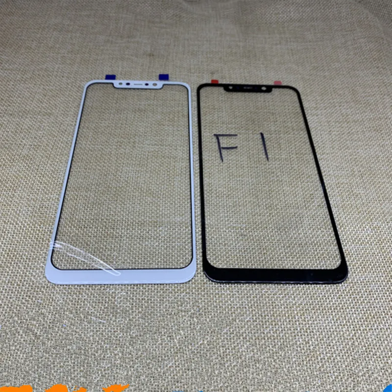 F 1 сенсорный экран для Xiaomi Pocophone F1 Передняя стеклянная крышка ЖК дисплей внешняя