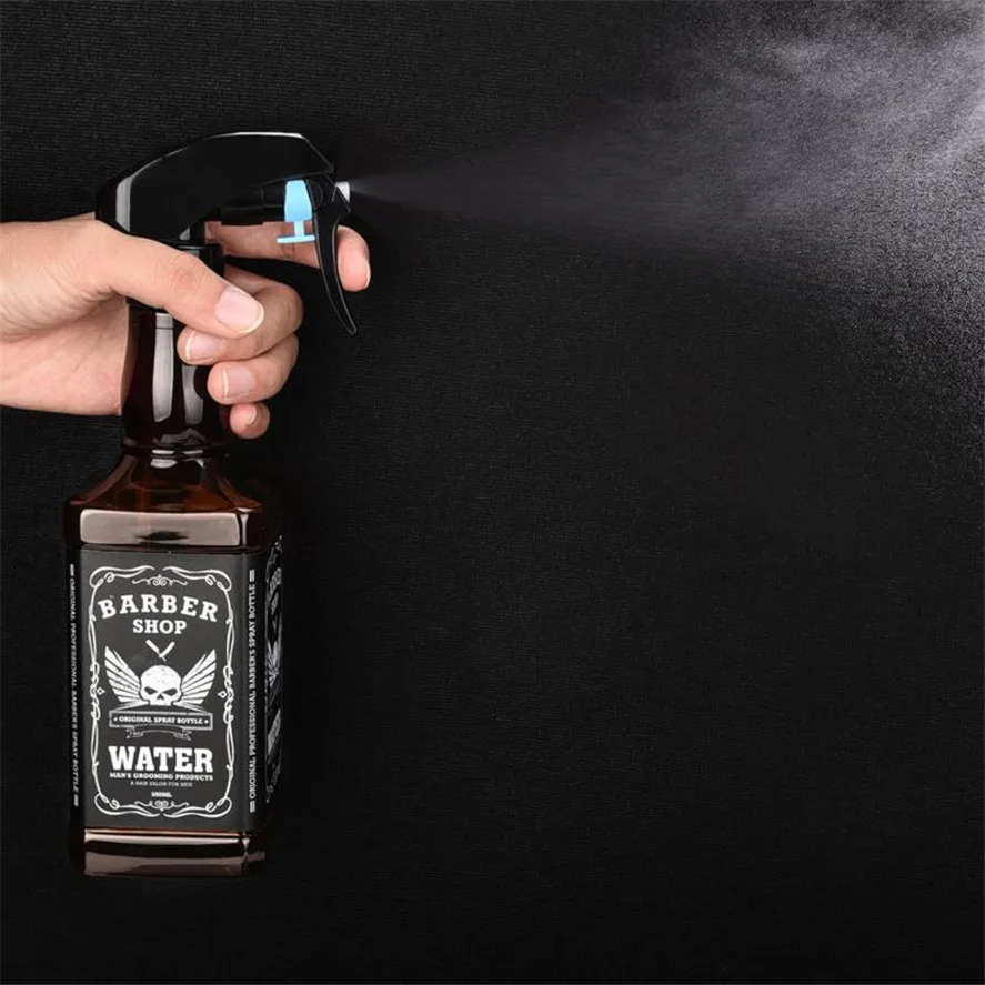 

New 1PC 500ML Hairdressing Spray Bottle Salon Barber Hair Tools Water Sprayer Empty Refillable Bottles Hair Care Bottles
