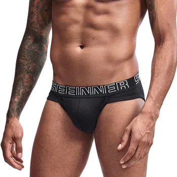 

Men Underwear Shorts Slips Cueca U Convex Sexy Men Briefs Breathable Mens Slip Cueca Male Panties Underpants Briefs Large Size