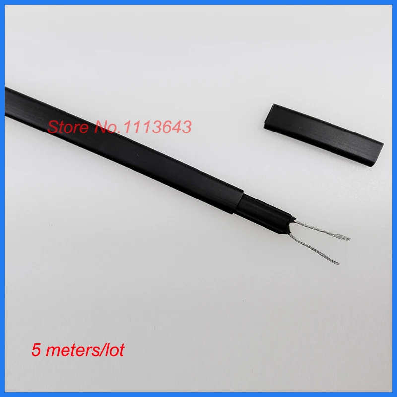 

220V 20W/m Solar Upper Water Hose Anti-freeze Heating Cable Water Pipe Freeze Protection Heat Trace Cable 8MM
