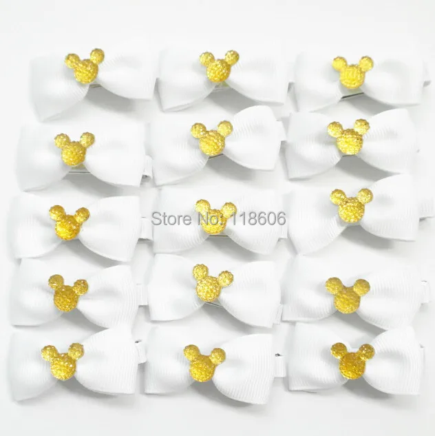 Minnie Mouse sparkle resin flat back diamante glitter dummy hair bow6.jpg