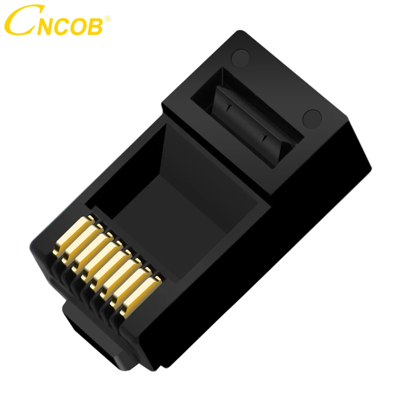 Cncob Cat6 8P8C модульный Ethernet гигабитный кабель Соединитель с кристаллами ОБЖИМНАЯ