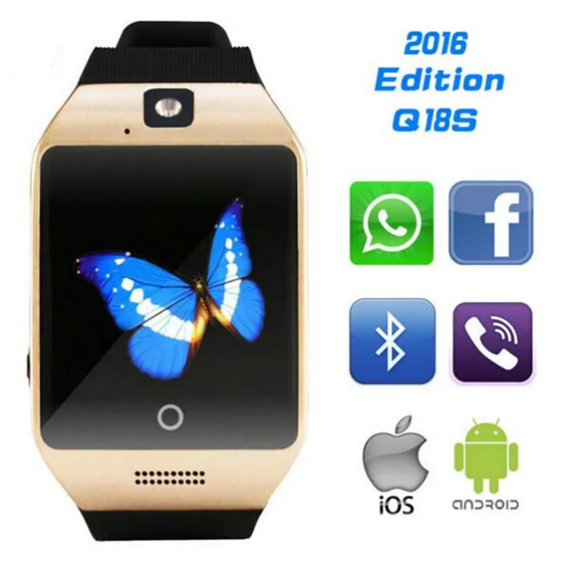 2019 Новые Bluetooth Смарт часы Apro Q18s Поддержка NFC SIM GSM видео камера Android/IOS мобильный
