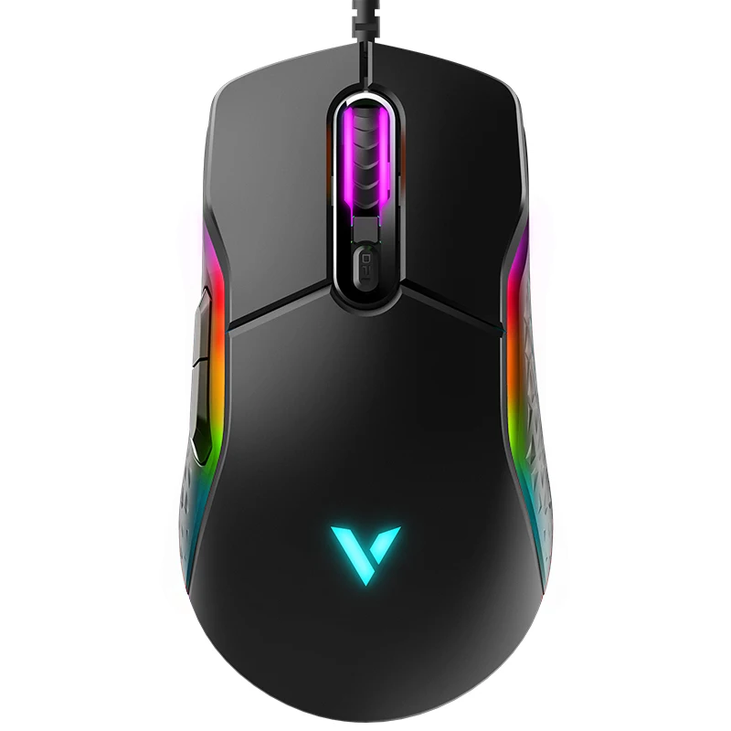 Rapoo RGB Magic Backlight Gaming Mouse 6200 DPI 220IPS 8D IR Optical USB Wired Mice For LOL DOTA E-