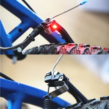 Мини-тормозной велосипедный светильник, задний велосипедный светильник, светодиодный светильник для велоспорта, высокая яркость, водонепроницаемый светодиодный фонарь, аксессуары для велоспорта