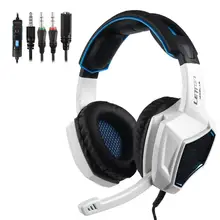 Игровые наушники Проводная игровая гарнитура с микрофоном для sony PS4 Play Deep Bass для ПК компьютера геймера планшета PS4 X-BOX Q70